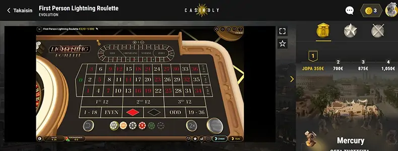 Casinoly Casino pöytäpeli