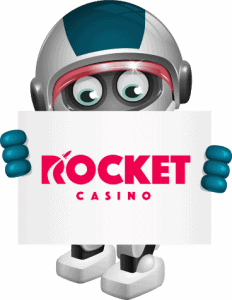 Rocket Casino kyltti