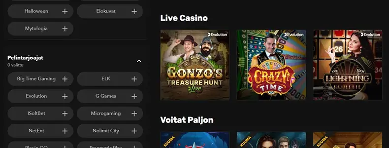 Rocket Casino Live Kasino